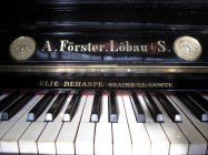 Пианино August Forster с номером 1436, 1875 год