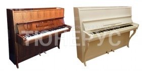 Petrof Classic 70-х годов перекрашенный в белый и с приделанными ножками