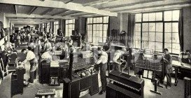 Рабочий процесс на фабрике Hupfeld